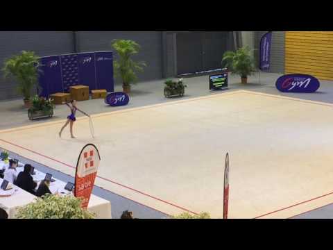Agathe Jeannot cerceau - Nat B 10-11 ans - France Chambéry 2017