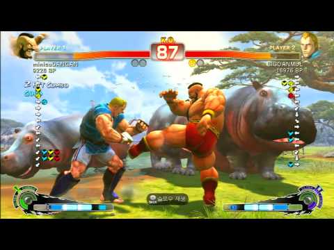 SSF4  Rank Match  minicaDANGAN (ZA)  vs  BIGDANMUL (AB)