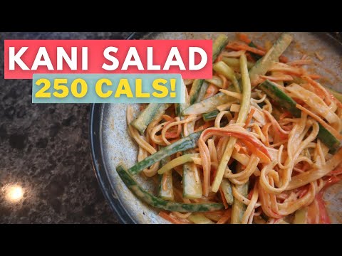 SPICY KANI SALAD RECIPE | Easy + Low Calorie Lunch!