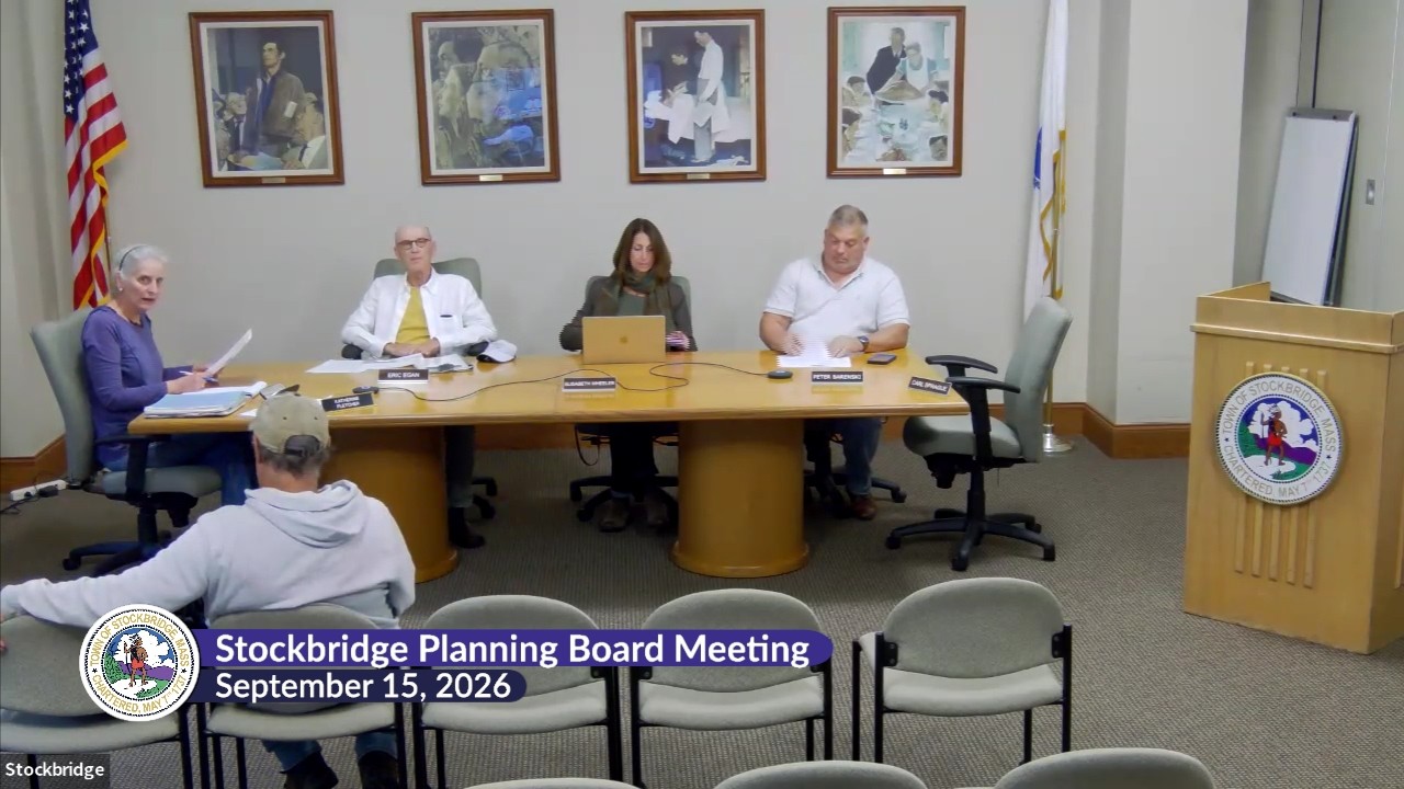 From the Planning Board