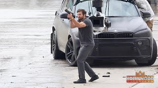Jake Gyllenhaal films intense action-packed scene for \
