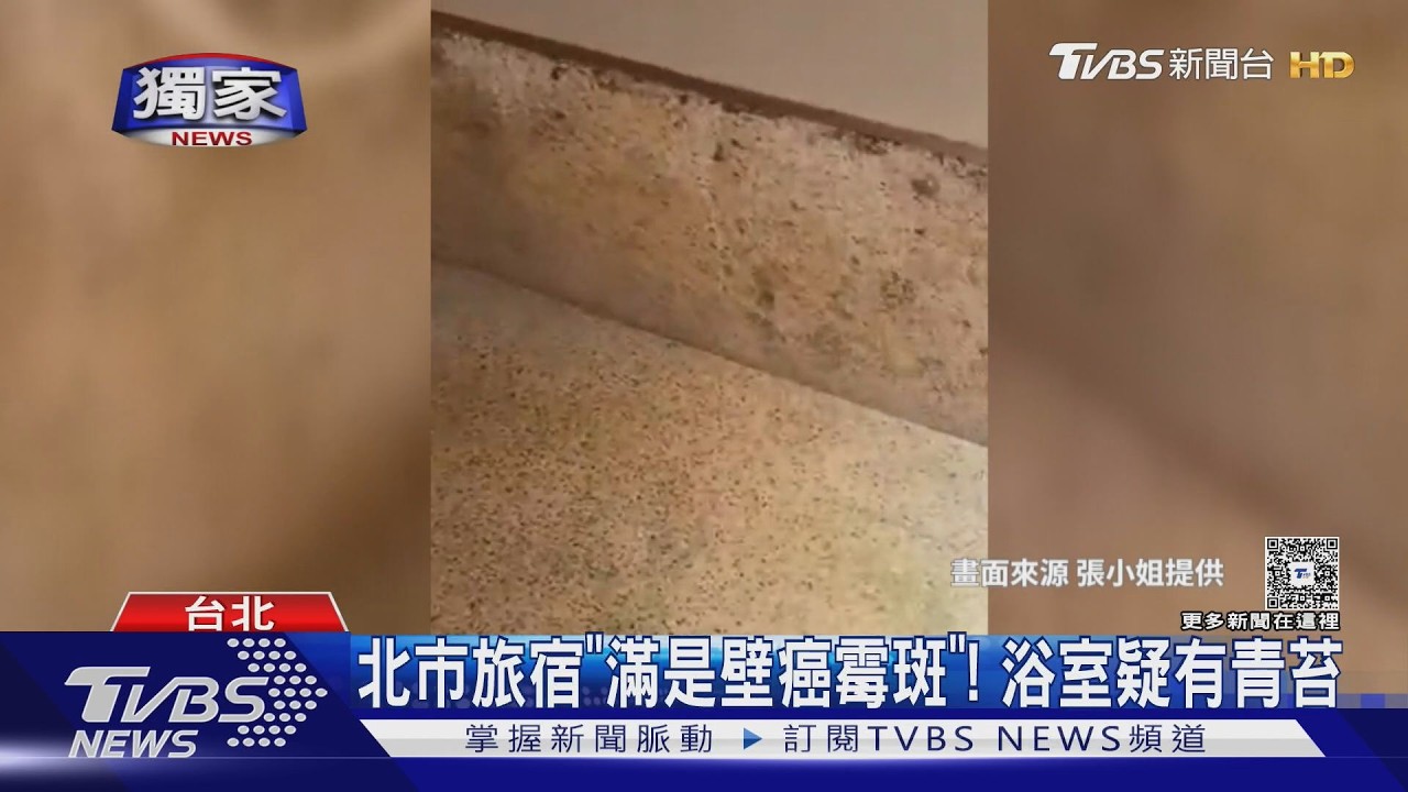 獨家影音/合法旅宿也踩雷!房間「壁癌發霉飄臭」 情侶住不到1晚氣炸閃人