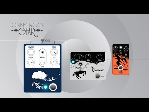 Jonny Rock Gear - "Moby Depth" Reverb - Dark Blue image 2