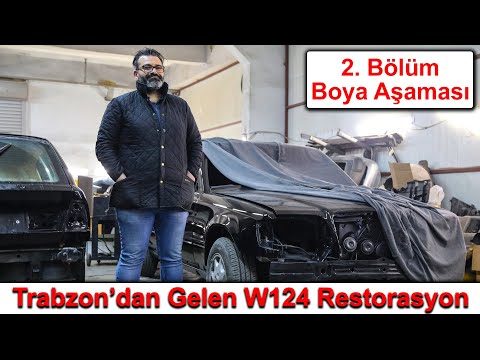 Trabzon'dan Gelen W124 Restorasyon - 2. Bölüm Boya Aşaması