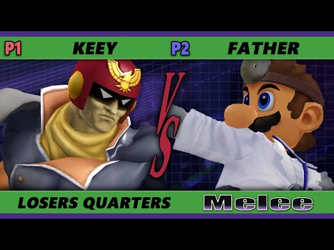 S@X 437 Losers Quarters - Keey (Captain Falcon) Vs. Father (Dr. Mario) Smash Melee - SSBM