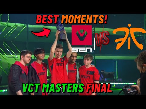 VCT MASTERS GRAND FINAL BEST MOMENTS! SENTINELS VS FNATIC