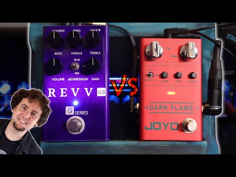Revv G3 vs Joyo Dark Flame | Which is the best modern high gain distortion pedal? Shootout!