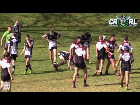 2017 Canberra RL Round 7 U19's Highlights - Yass Magpies Vs. Queanbeyan Kangaroos