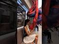 Spider-Man kiss random girl on subway 👀 #shorts #spiderman #kiss