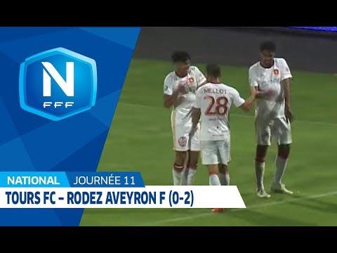 J11 : Tours FC – Rodez Aveyron F (0-2), le résumé I National FFF 2018-2019