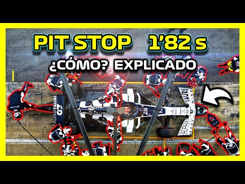 PIT STOP F1 🔥 *RÉCORD RED BULL* 💥 ¿Por Qué tan Rápido? Cambio Neumáticos (Ruedas) Pit Lane Formula 1