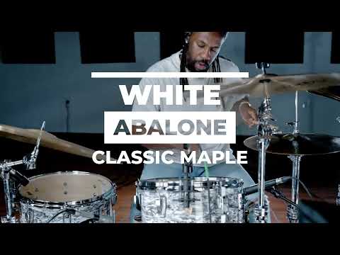 Ludwig Classic Maple 6.5x14" Snare Drum (White Abalone) image 8