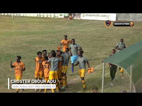 CROSTER OBOUR ADU MARKS HIS FIRST EVER APPEARANCE IN THE GHANA PREMIERE LEAGUE WITH A GOLDEN GOAL.