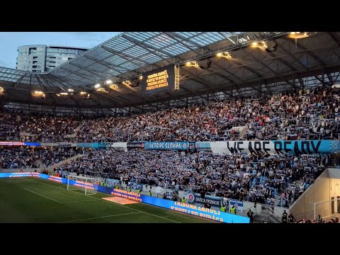 💙Hymna ŠK Slovan - 🇸🇰ŠK Slovan Bratislava 🆚 Maccabi Haifa FC