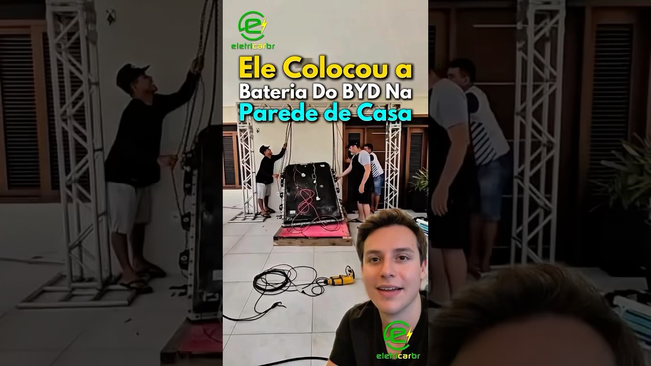 Ele Colocou a Bateria do BYD na Parede de Casa: Retrospectiva 2025 Eletricarbr