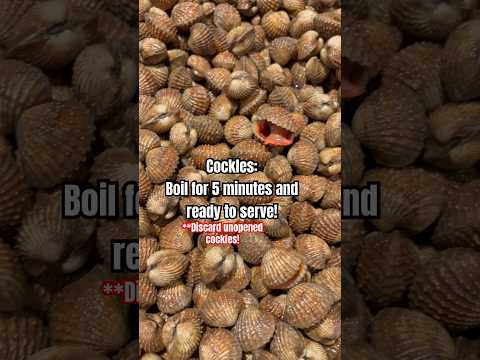 Cockles - Popular Seafood in Malaysia 🇲🇾 #kerang #seafood #malaysia #food #siham