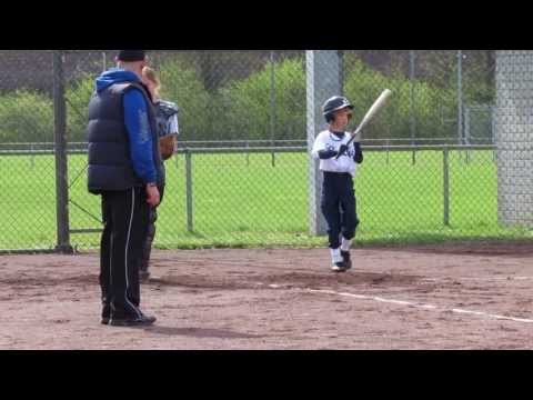 Deel 1: Mooie actie Finn, honkbalwedstrijd Ducks-The Stags (eindstand 10-8)