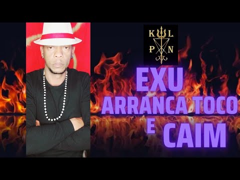 "Exu arranca toco e Caim"