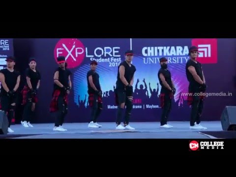 Salman Khan wala Awesome Dance | Swag Gang Crew | Explore 2016 | Chitkara University