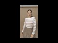 Blusa Loise - Branco com Bege Novo Blusa Loise - Branco com Bege Novo