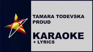 Tamara Todevska - Proud (Karaoke) North Macedonia - Eurovision 2019