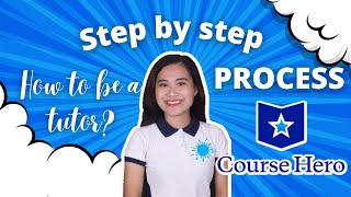 EARN AT HOME | STEP BY STEP PROCESS | How to be a course hero tutor?