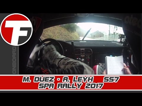 Onboard | M. Duez - A. Leyh | SS 7 Bierleux-Xhierfomont-Meuville | Spa Rally 2017