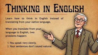 English Listening Practice – How to Think in English Instead of Translating | Improve Your English