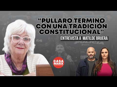 CASA MARX ROSARIO: Pullaro y el punitivismo en Santa Fe. Charlamos con Matilde Bruera