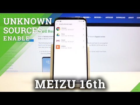 How to Enable Unknown Sources in MEIZU 16TH - Allow Unknown Sources