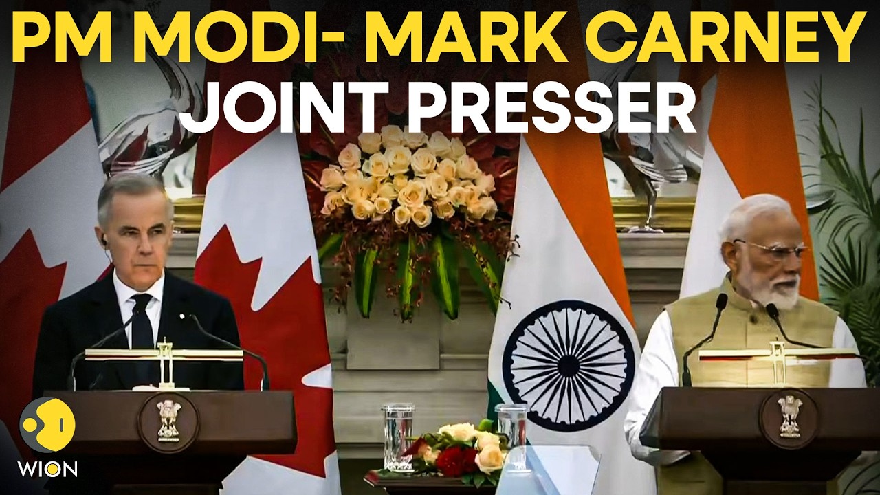 India-Canada Joint Press Briefing LIVE: PM Modi & PM Carney Deliver Big Statements | WION Live