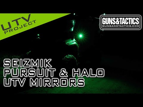 Seizmik Pursuit Night Vision and Halo LED UTV Mirrors
