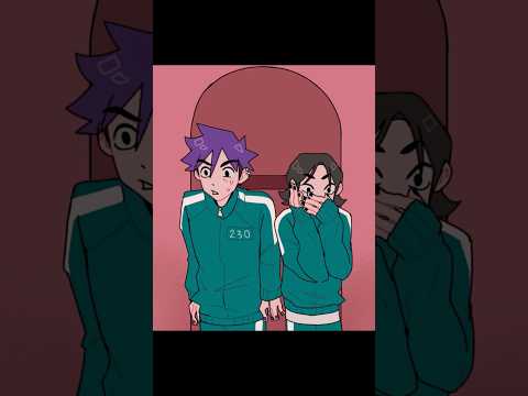 Player 230 X Player 124’s friendship💞 #squidgame #thanos #namgyu #230 #124 #gacha #shorts #kpop