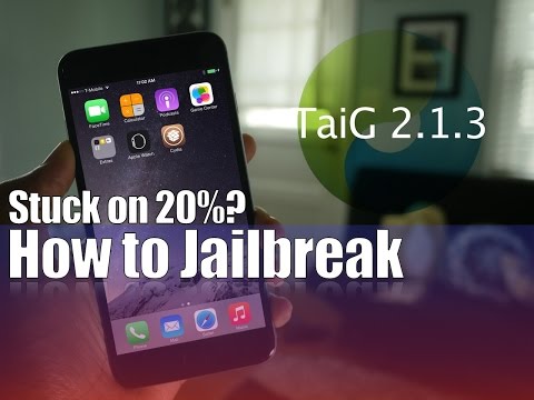 Stuck on 20%? Jailbreak iOS 8.3 using TaiG 2.1.3