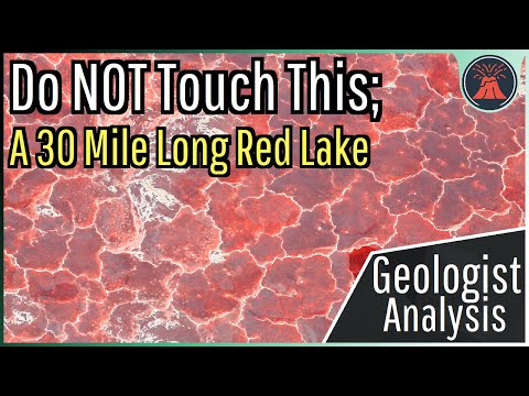 The Weird and Deadly Blood Red Lake; Lake Natron
