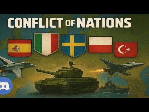 Conflict of Nations World War 3 :   discord team game Spain  ep5