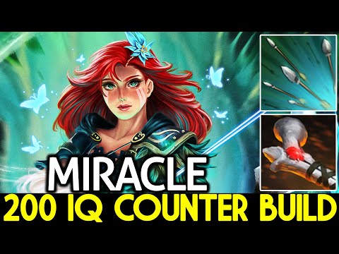 MIRACLE [Windranger] 200 IQ Counter Build with Rod of Atos Dota 2