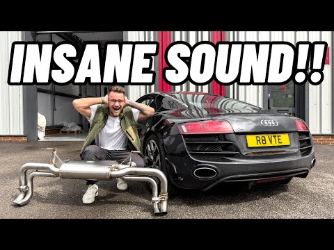 My CHEAP Audi R8's NEW Quicksilver Exhaust!!