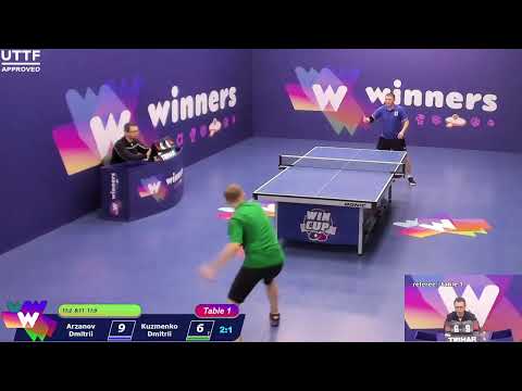 WINners CUP table 1 05.02   Arzanov Dmitrii - Kuzmenko Dmitrii 13:00