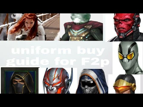 Uniform buy guide for F2p - Marvel future fight