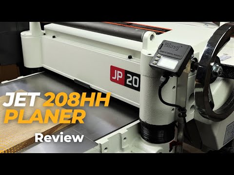 Jet 20 Helical Planer Review and Impressions 208hh JP20 planer / Powermatic 209HH 20" Woodworking