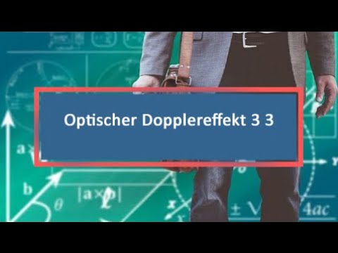 Optischer Dopplereffekt 3 3