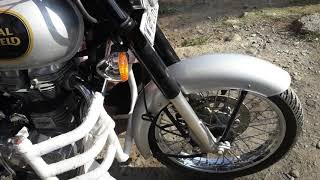 preview picture of video 'How a Bullet with Airfly Engine Guard Looks like || Little Mod || Royal Enfield Classic 350 BS4 2018'