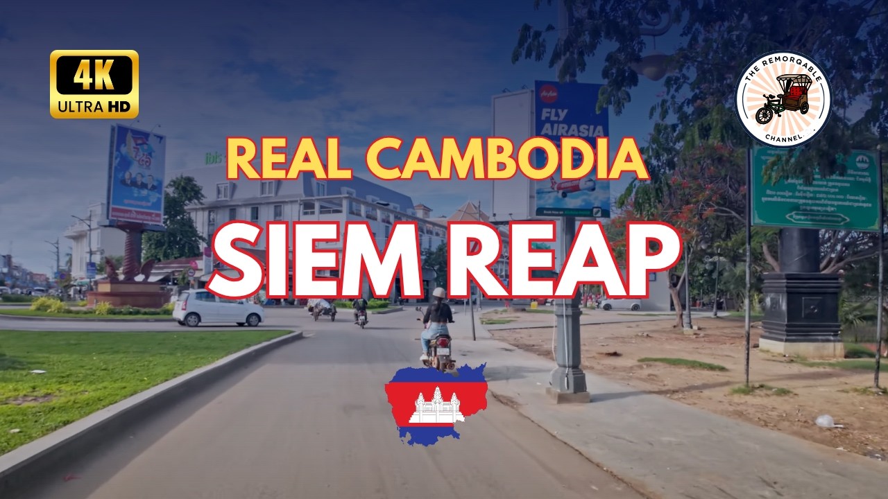 Siem Reap on Two Wheels! | Motorbike Ride Through Cambodia's Hidden Streets