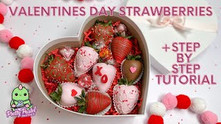 Easy Valentines Day Chocolate Covered Strawberries | How To | 2024 Strawberries