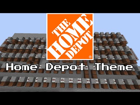 Insane Home Depot Theme Minecraft Song! #shorts