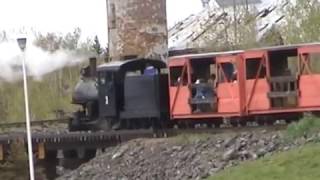 preview picture of video 'Lake Linden & Torch Lake Railroad 0ld # 3 Steam Train'