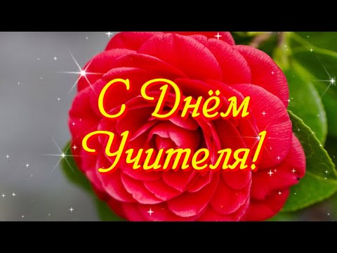 С ДНЕМ УЧИТЕЛЯ З ДНЕМ ВЧИТЕЛЯ Красивая видео открытка Поздравление