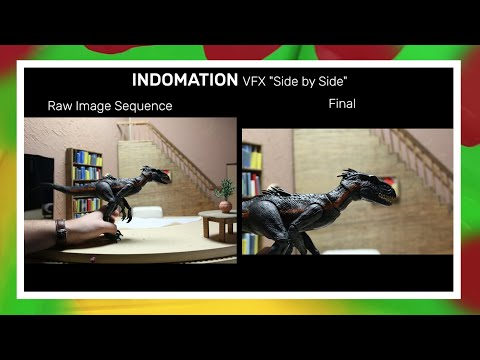 VFX "Side by Side" INDOMATION (Stop Motion Jurassic Park Fan Film)