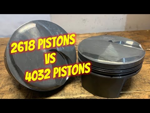 Difference Between 2618 and 4032 Forged Pistons